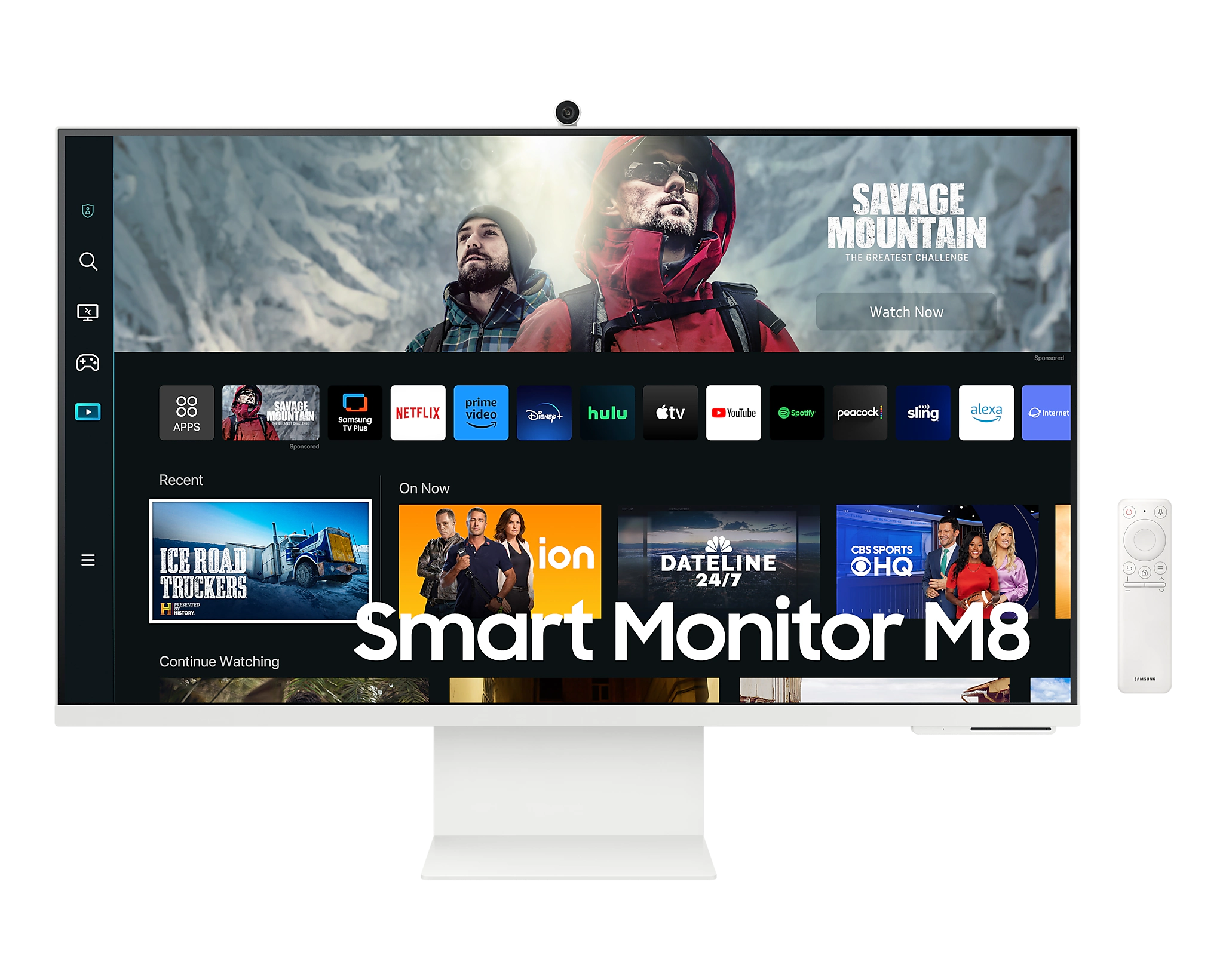 მონიტორი Samsung Smart LS32CM801UIXCI 32"  UHD 3840 x 2160 VA 4ms 60Hz White