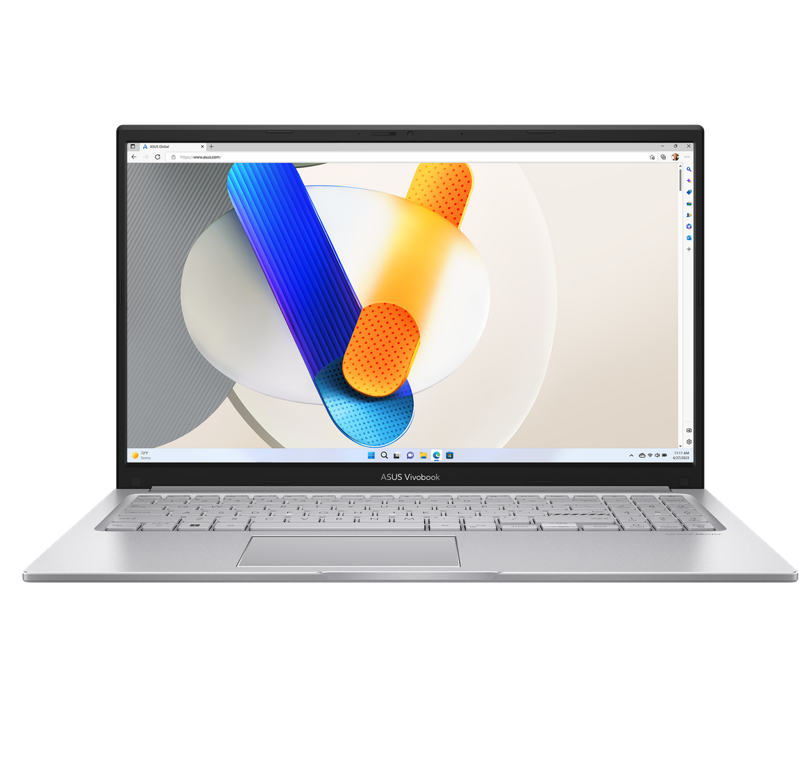 ნოუთბუქი Asus Vivobook 15 X1504VA-BQ1019 (90NB10J2-M01C0) 15.6" 1920 x 1080, IPS, 60 Hz, Intel Core i3 1315U, 8 GB DDR4, SSD 512 GB, graphics card built-in, OS-free cover color, silverware, battery 42 Whh; 2YrW