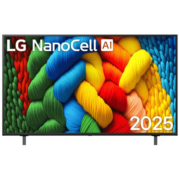 ტელევიზორი LG 55NANO80A6B.AMCN 4K NanoCell, 55", 4K UHD, Smart TV, USB, HDMI, BT, WIFI, Black