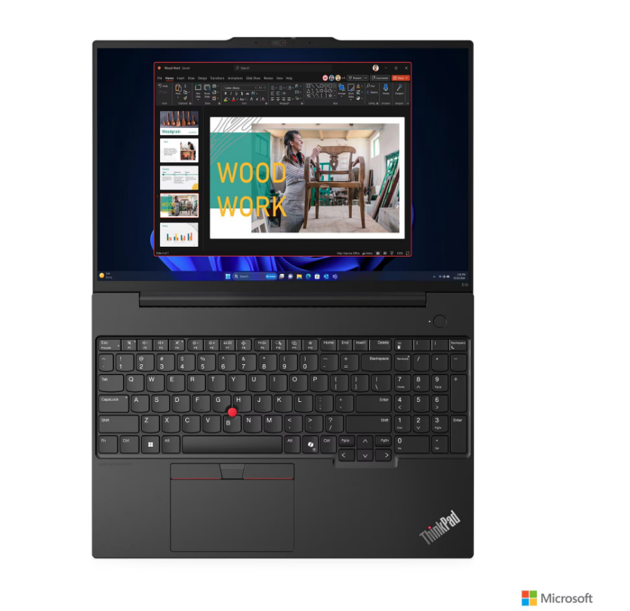 ნოუთბუქი ThinkPad E16 Gen 2 (Intel) (21MA009UGX) | 16" WUXGA (1920x1200) IPS 300nits | Ultra 7 155U , 32GB SO-DIMM DDR5-5600 , 1TB SSD M.2 2242 PCIe® 4.0x4 | 100/1000M (RJ-45) , Intel® Wi-Fi® 6 AX201, 802.11ax 2x2 + BT5.2 | 1x USB-C® Thunderbolt™ 4 | Black