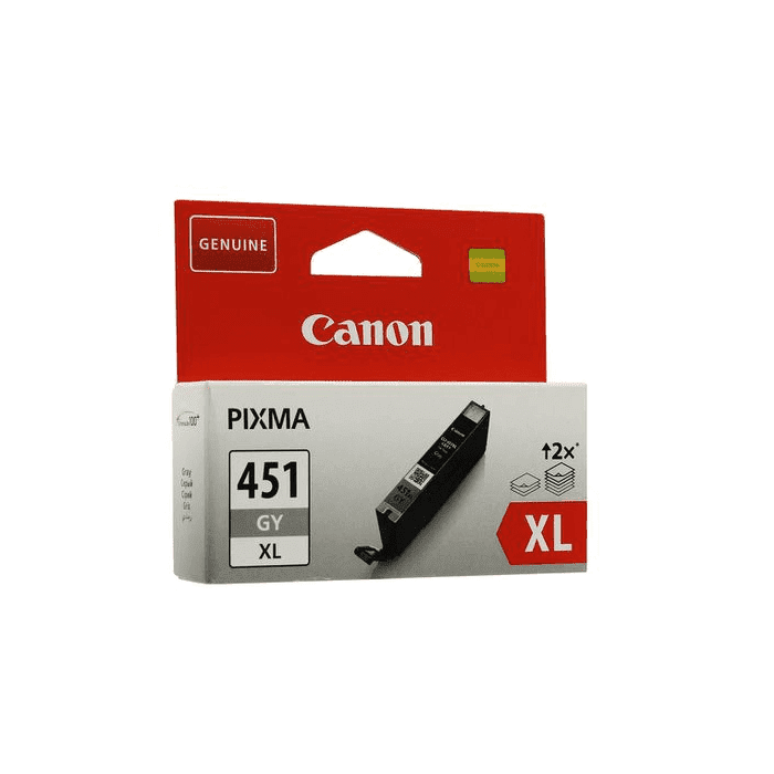 Canon-ის ორიგინალი კარტრიჯი  CLI-451XL GY Gray for PIXMA IP7240, iP8740, iX6840, MG5440, MG5540, MG5640, MG6340, MG6440, MG6640, MG7140, MG7540,