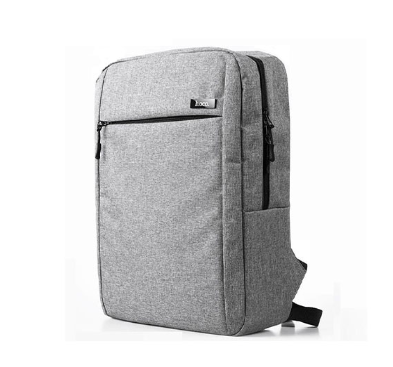 ნოუთბუქის ჩანთა Hoco Laptop Bag Backpack- BAG03 15.6  Grey | 40 H x 27 L x 10 W cm | Capacity: 20-40 liters | Material: Durable Oxford