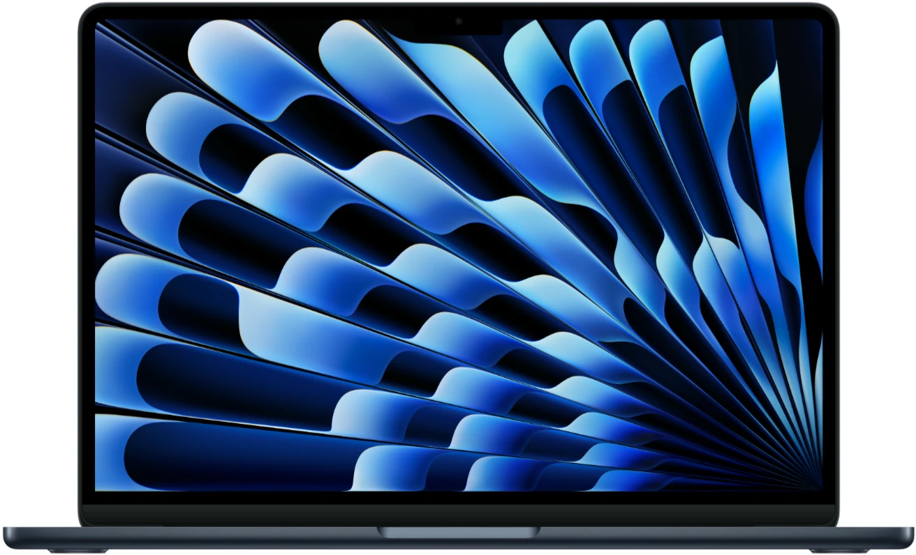 ნოუთბუქი Apple MacBook Air 13" M4 10-core CPU and 10-core GPU (16/512GB) - Midnight | English/Russian layout, 2560x1664, IPS (MW133RU/A)