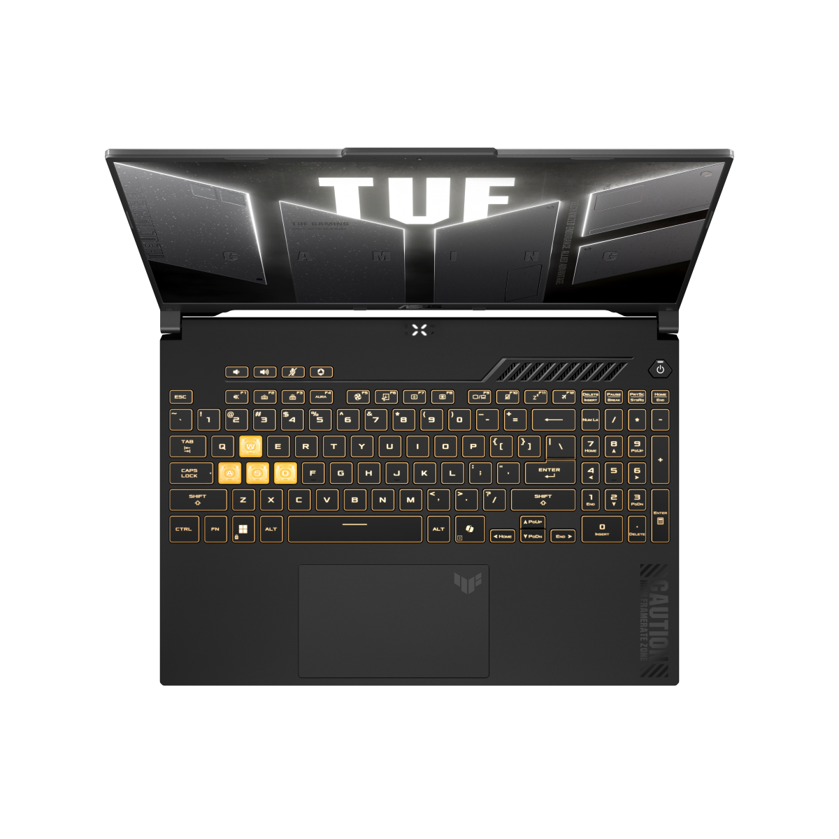 Gamiong ნოუთბუქი ASUS TUF Gaming F16 (FX607VU-RL046) |  16.0" WUXGA Full HD+ 1920X1200 IPS 144Hz  | CORE 5 210H | 16GB DDR5-5200 SO-DIMM |  512GB M.2 NVMe™ PCIe® 4.0 SSD | NVIDIA® GeForce RTX™ 4050 6Gb | 1x RJ45 LAN port , Wi-Fi 6(802.11ax) | Thunderbolt 4 | Mecha Grey