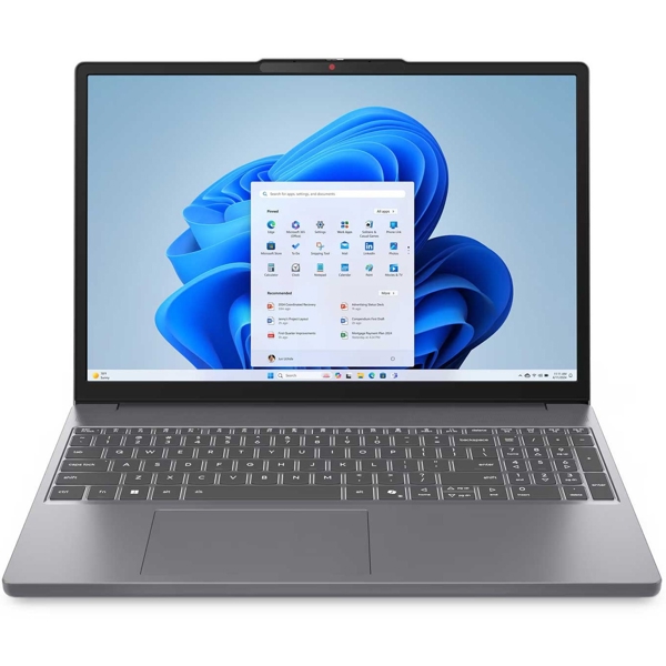 ნოუთბუქი  Model: 83K50006RK - 16" WUXGA (1920x1200) IPS 300nits Anti-glare, 45% NTSC, 60Hz Intel Core 5 210H, 8C (4P + 4E) / 12T, P-core 2.2 / 4.8GHz, E-core 1.6 / 3.6GHz, 12MB 16Gb SO-DIMM DDR5-4800 1TB SSD M.2 2242 PCIe 4.0x4 NVMe