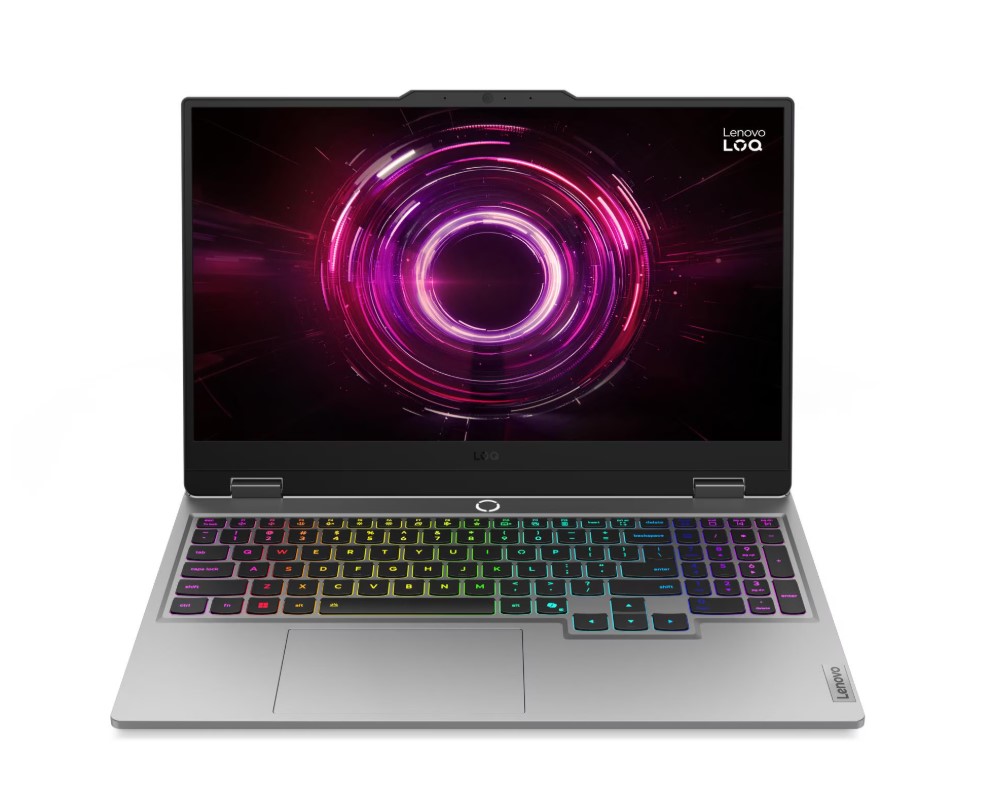 ნოუთბუქი Lenovo LOQ 15AHP10 / Model: (83JG000XRK) / 15.6" FHD (1920x1080) IPS 300nits Anti-glare, 100% sRGB, 144Hz / AMD Ryzen 7 250 (8C / 16T, 3.3 / 5.1GHz, 8MB L2 / 16MB L3) 1x 16GB SO-DIMM DDR5-5600 1TB SSD M.2 2242 PCIe 4.0x4 NVMe NVIDIA GeForce RTX 5050 8GB GDDR7, 