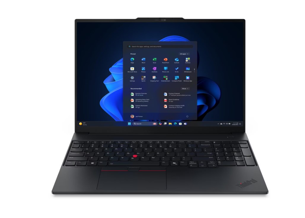 ნოუთბუქი Lenovo ThinkPad E16 Gen 3 (Intel) /  Model: 21TF004QGX / 16" WUXGA (1920x1200) IPS 300nits Anti-glare, /Intel Core 7 240H, 10C (6P + 4E) / 16T, P-core 2.5 / 5.2GHz, E-core 1.8 / 4.0GHz, 24MB 1x 16GB SO-DIMM DDR5-5600 512GB SSD M.2 2242 PCIe 4.0x4 NVMe 