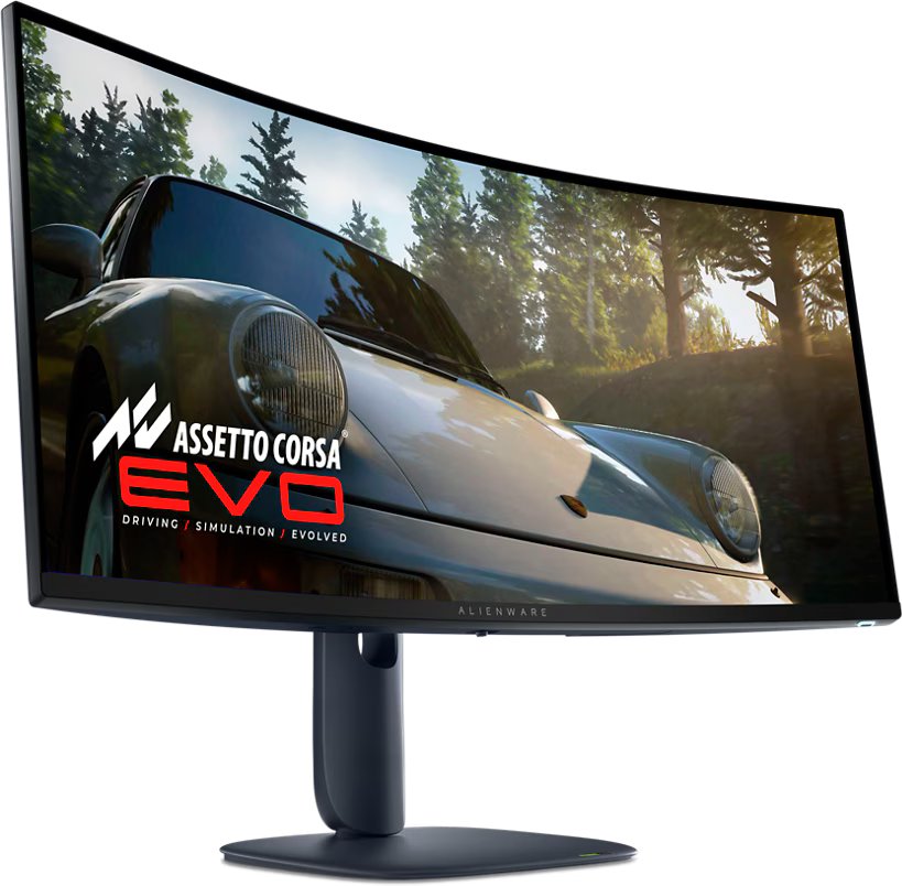 Gaming მონიტორი Dell Alienware 34 240Hz QD-OLED  AW3425DW  | Curved - 34", UW-QHD (3440 x 1440), 240 Hz, Quantum Dot OLED, 0.03ms GTG, 21:9, 1000cd/m2 | NVIDIA® G-SYNC® Compatible AMD FreeSync™ Premium Pro |  1 DisplayPort 1.4, 2 HDMI  |  1 USB-C 5Gbps, 1 USB 5Gbps Type-A,  1 USB 5Gbps Type-B | 100 x 100