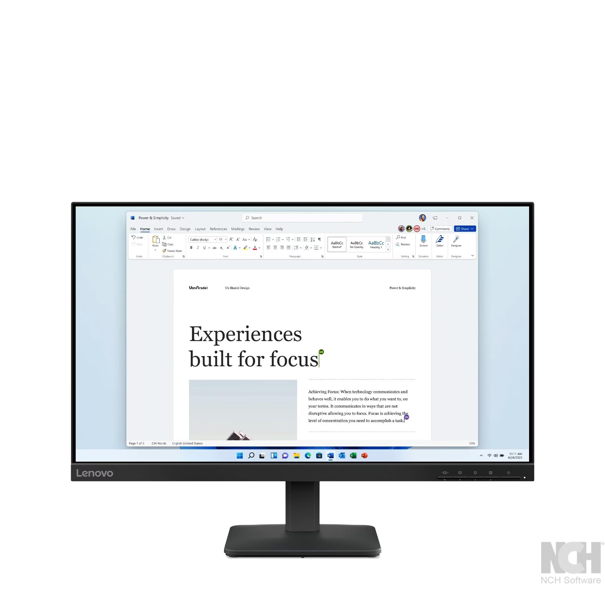 მონიტორი Lenovo L24-4e (68C2KAC1EU) |  23.8" 1920x1080, 100Hz,  IPS , 4 ms , 250 cd/m² | 1x HDMI® 1.4, 1x VGA| -5° to +22° tilt stand