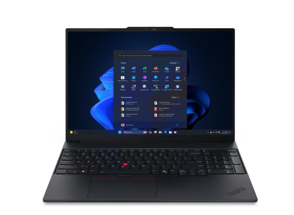 ნოუთბუქი Lenovo ThinkPad E16 Gen 3 (Intel) (Model: 21TF004RGX) | 16" WUXGA (1920x1200) IPS 300nits Anti-glare, 45% NTSC, 60Hz | Intel Core 5 210H, 8C/12T, up to 4.8GH 12MB | 1x 16GB SO-DIMM DDR5-5600 | 512GB SSD M.2 2242 PCIe 4.0x4 NVMe Opal 2.0 | Integrated Intel Graphics | 2YrW