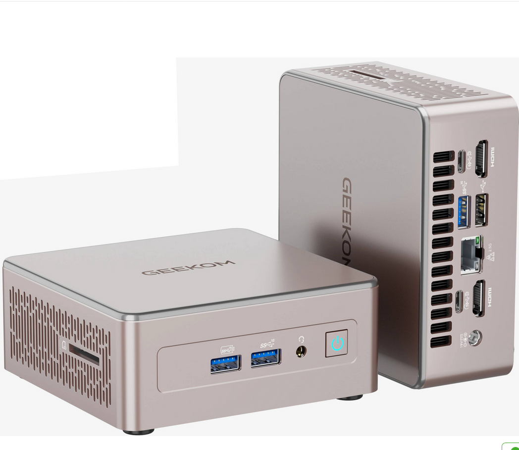 მინი კომპიუტერი GEEKOM A5 Mini PC AMD Ryzen™7 5825U(16G RAM+ 512 SSD/ WIN11 Pro and Key Pre-Installed) (SKU : GMA5R75825U-16512-EU)